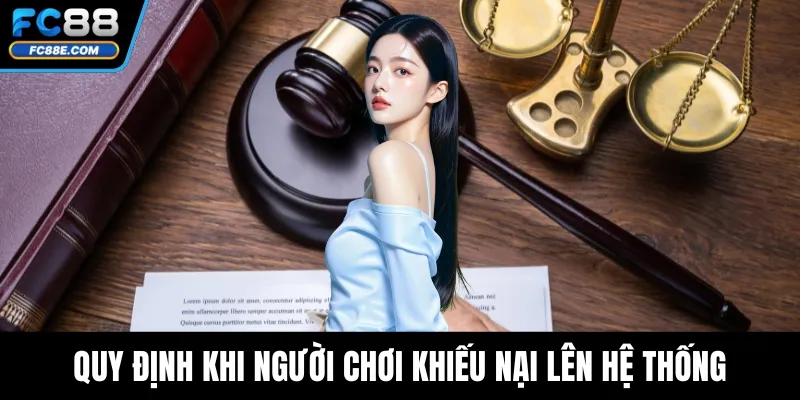 Điều Khoản Và Điều Kiện Tại Nhà Cái FC88 Mới Nhất 4 Quy định khi người chơi khiếu nại lên hệ thống