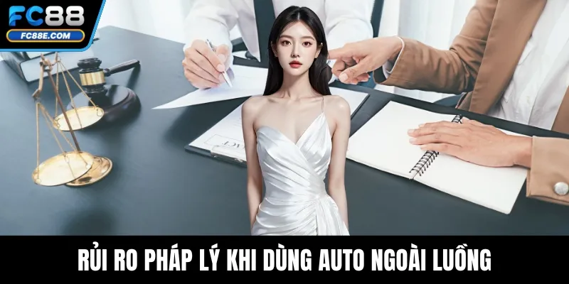 Rủi ro pháp lý khi dùng auto ngoài luồng